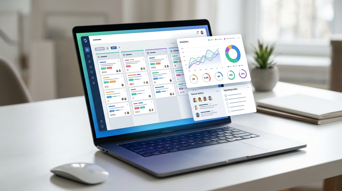 FlowDeck dashboard showing project management interface